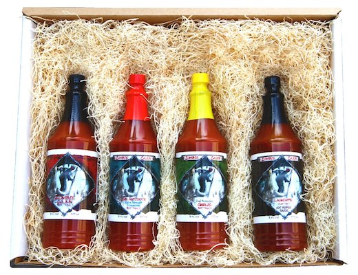 spicy sauces assortment